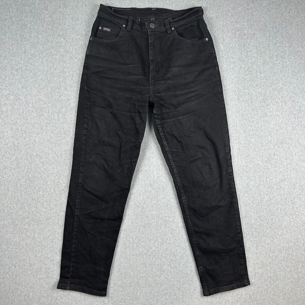 Riders Lee Womens Jeans‎ Rodeo Western Black Denim High Waisted Straight Size 10